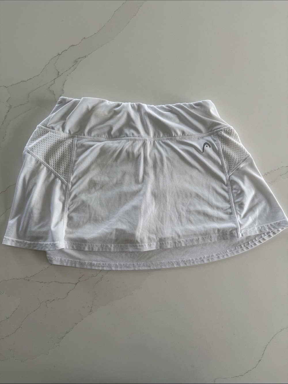 Head White Athletic Skort with Built-In Shorts Golf Tennis